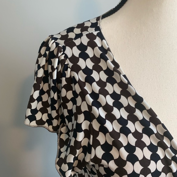 MAX STUDIO Wrap Woman’s Short Sleeve Dress FREE SHIPPING - Picture 2 of 10